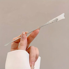 Elegant Chinese Style Hair Clip Tassel Hair Stick Traditional Floral Design Hair