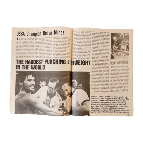 1983 JAN World Boxing magazine Thomas Hit Man Hearns GdWriting - Picture 6 of 7