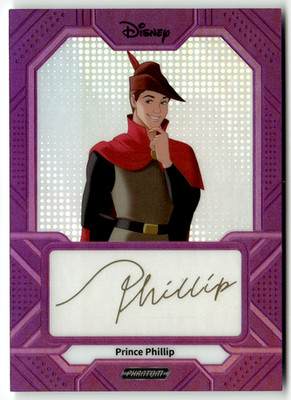 Kakawow Disney Phantom 2025 PD-SIP-27 Prince Phillip Script Auto Purple 44/115