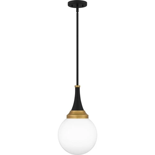 Quoizel QP6758 Arlo 10"W Mini Pendant - Black - Picture 4 of 5
