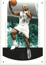 2002-03 SP Authentic #56 Baron Davis New Orleans Hornets