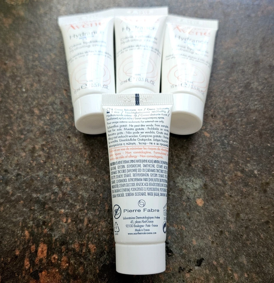 (8) Crema hidratante rica Avène Hydrance .5 oz ea = 4 oz ¡NUEVA!  Foto 2 de 3