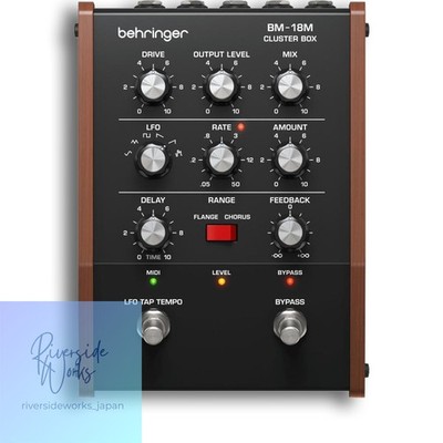 BEHRINGER BM-18M Cluster Box Vintage Analog Modulation Pedal