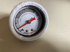 Expresso Coffee Machine Pressure gauge with chrome bezel.