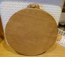 Robert Thompson Mouseman. Solid Golden Oak Cake Stand. Excellent Condition.