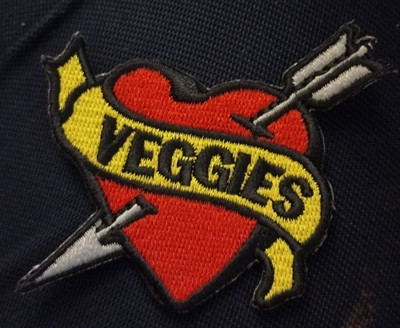 Veggies Patch Arrow Through Heart Iron On Sew High Quality 2.5" | eBay