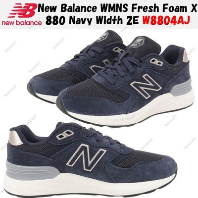 New Balance WMNS Fresh Foam X 880 Navy Weite 2E W8804AJ Damengröße