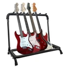 5 Core Multi Guitar Rack Stand Floor 5 Slot Acoustic Electric Guitars Holder