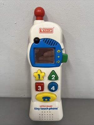 Vtech Little Smart Tiny Touch Phone Plus 1990s Electronic Interactive Lights Toy
