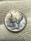 1916 Mercury Silver Dime Lustrous AU++ High Grade Gem Specimen Original