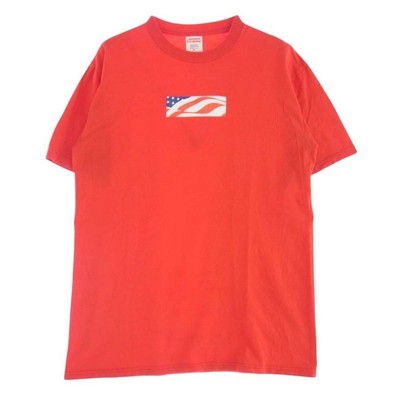 Supreme 01AW PATRIOT BOX LOGO TEE AMERICAN FLAG SHORT SLEEVE