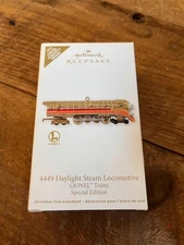 Hallmark Ornament 2012 4449 Daylight Steam Locomotive Lionel Train Limited