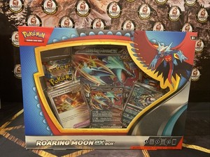 roaring moon ex box booster packs Amazon.com: Pokémon TCG: Roaring Moon ex Box (1 Foil Promo Card, 1 Oversize  Foil Card & 4 Booster Packs) : Toys & Games main image 0