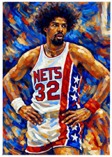 JULIUS ERVING * New York Nets * BASKETBALL * Novelty Art Card * ATC ACEO