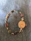 Vintage Timex Scarab Women's Watch Gold Tone Stainless Quartz Runs Great WindUp