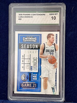 LUKA DONCIC 2020-21 Panini Contenders Season Ticket Card #85