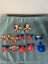McDonalds 1991 Looney Tunes Super Heroes Happy Meal LOT Petunia Pig Extras