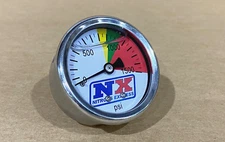 Nitrous Express (15508) 0-1500 Psi Nitrous Pressure Gauge (NEW)