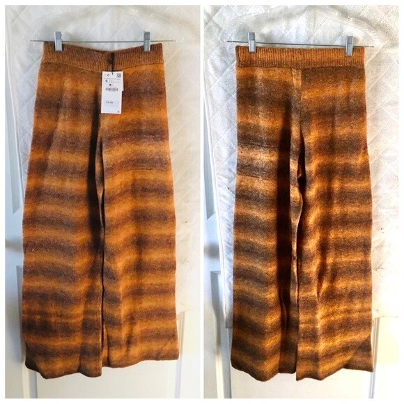 ★ドイツ発*ZARA*新作*STRIPED ニットタンク★ ストライプ柄ジャカードニットタンクトップ（限定版） - レッド