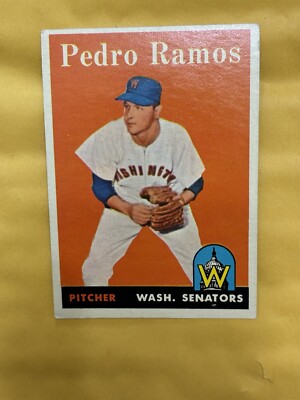 1958 Topps Pedro Ramos.  Excellent Plus Condition.