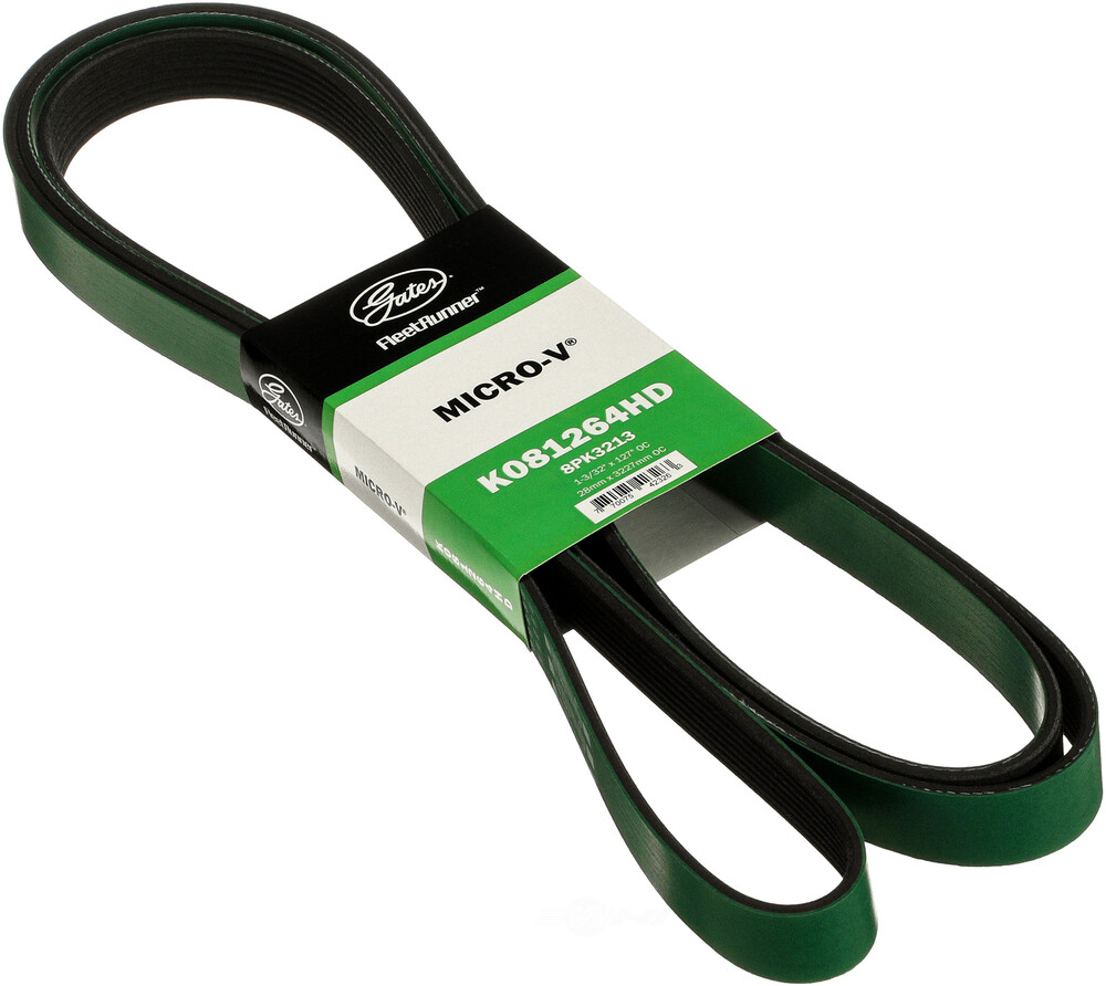 Serpentine Belt-Fleetrunner Heavy Duty Micro-V Belt Gates K081264HD