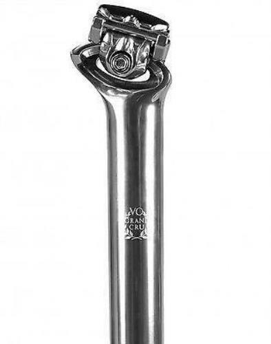 Velo Orange Grand Cru 27.2mm Alloy Seat Post ZERO SET BACK Silver - Picture 2 of 3