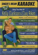Singers Dream Karaoke: Sing the Hits of Kelly Clarkson  Clay Aiken DVD, 2011 
