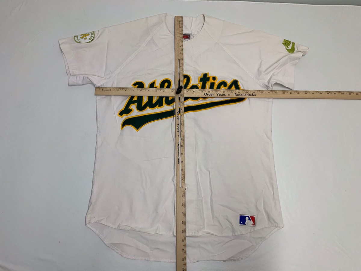 VTG 90s Men's NIKE Oakland Athletic A's Sz L Baseball