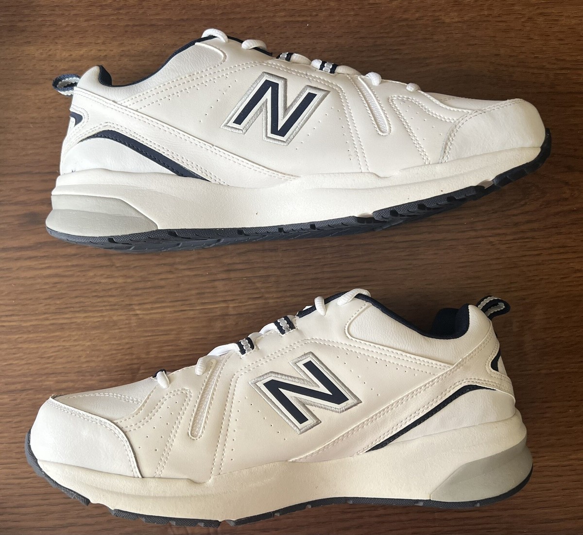 New Balance 608 Shoe White Leather Comfort Sneakers Mens Size 14 2E Lace Up New Balance Men main image 4