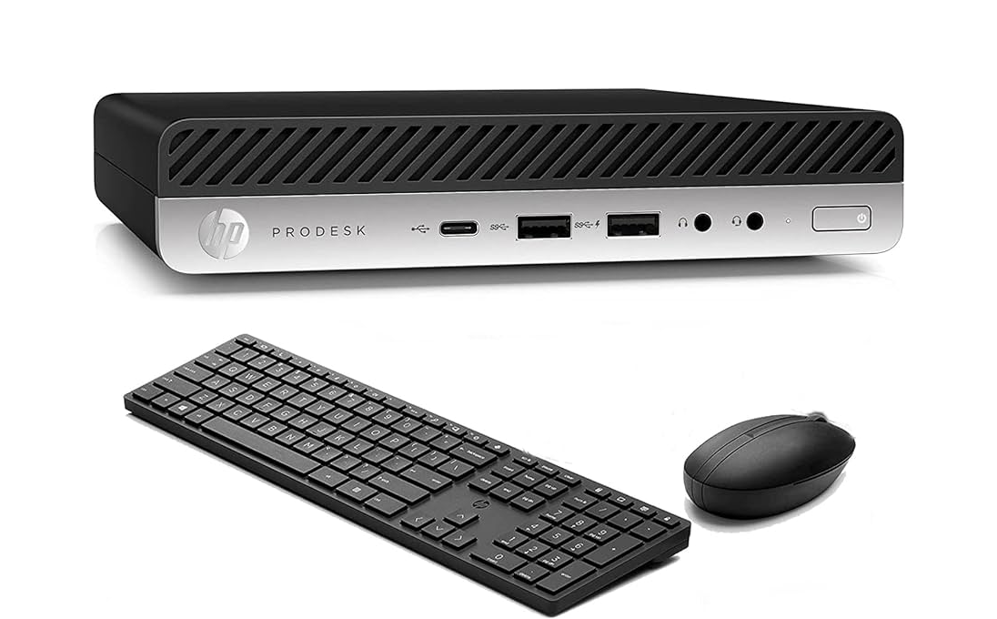 HP ProDesk 400G3 Mini Computer Intel i3-7100T CPU 32GB Ram 2TB SSD