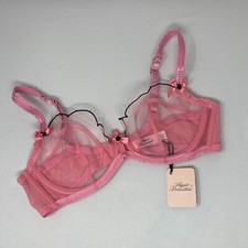 Agent Provocateur Lorna Pink Black Bra 36C NWT