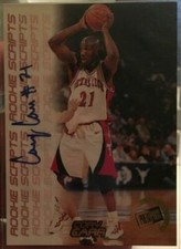 Cory Carr Texas Tech Basketball Press Pass Autograph Rookie Card Bob Knight 1999
