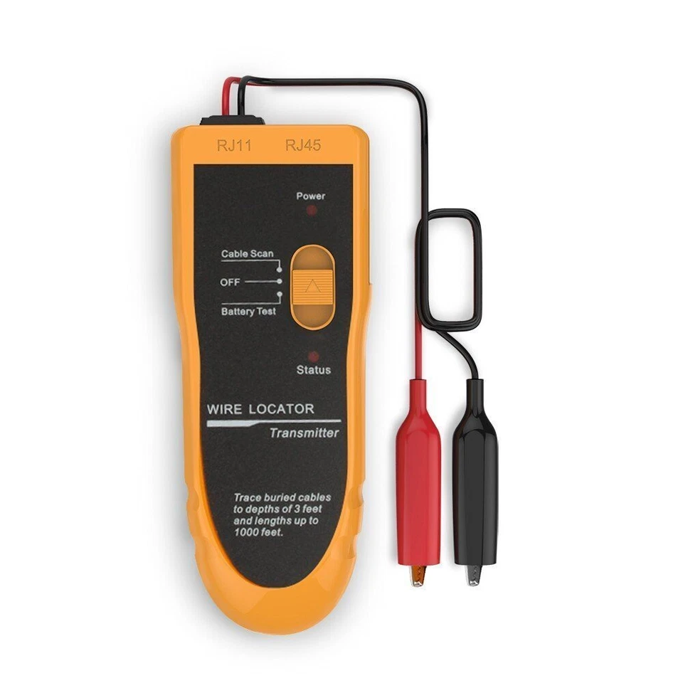 Underground Wire Locator Finder Wire Cable Locator Tracker Tracer Lan Earphone - Image 2 of 4