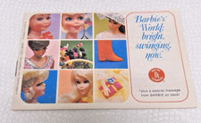 1968 Barbie's World Bright Swinging Now Booklet 4.5 x 3 inches