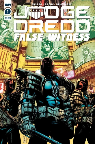 JUDGE DREDD FALSE WITNESS #1 ZAMA COVER IDW PUBLISHING COMICS MOVIES