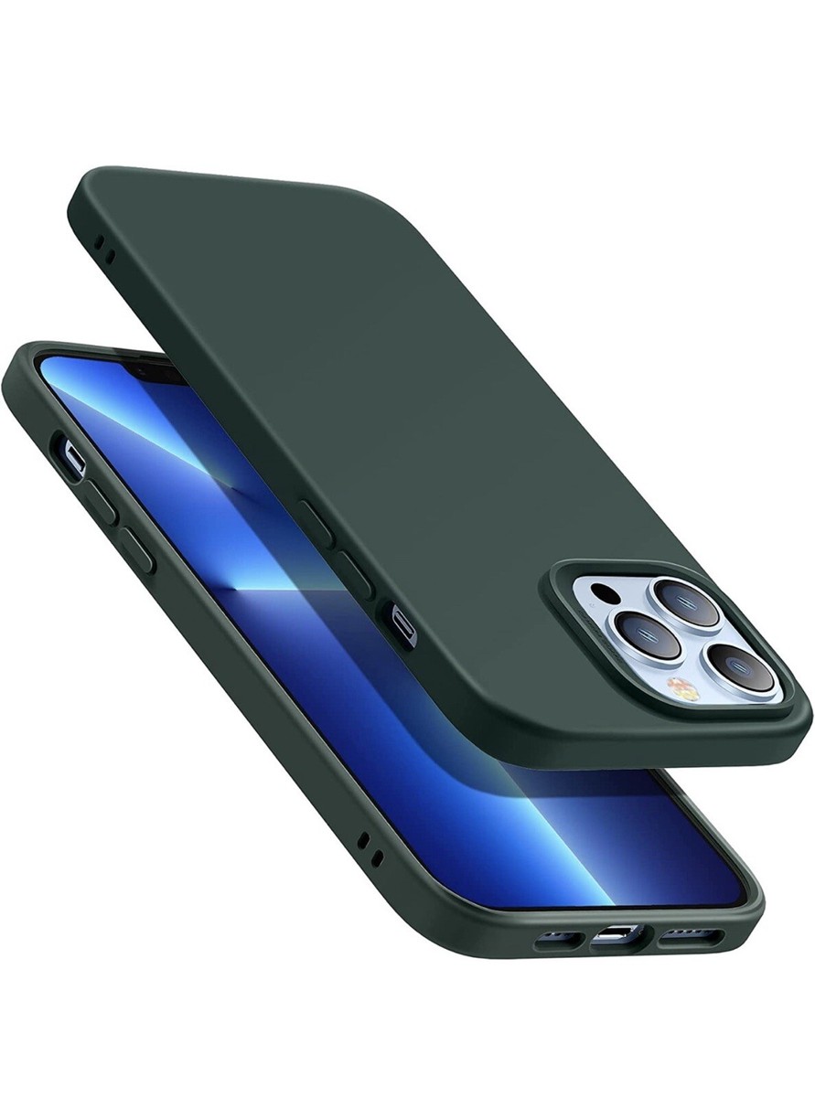 ESR Silicone Green Case Compatible iPhone 13 Pro Max Slim Drop