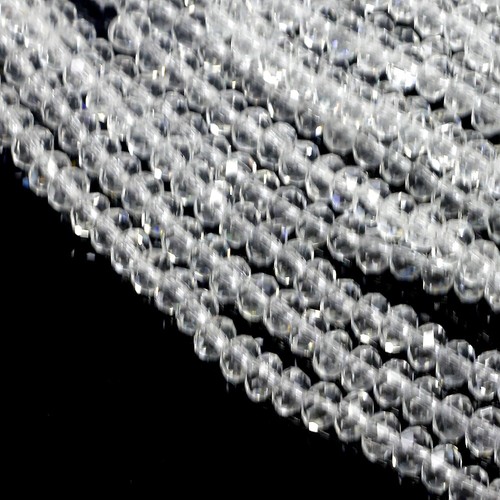 Shiny Crystal Faceted Round Rondelle Bicone Teardrop Beads Jewelry Making 11" - 第 9/42 張圖片
