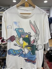 Vtg Bug Bunny T Shirt Big Print School Looney Tunes 1994 Jerry Leigh Size L