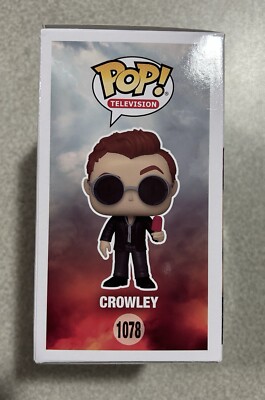 Funko Pop Good Omens Crowley Chase Vinyl Figure 1078 No Sticker