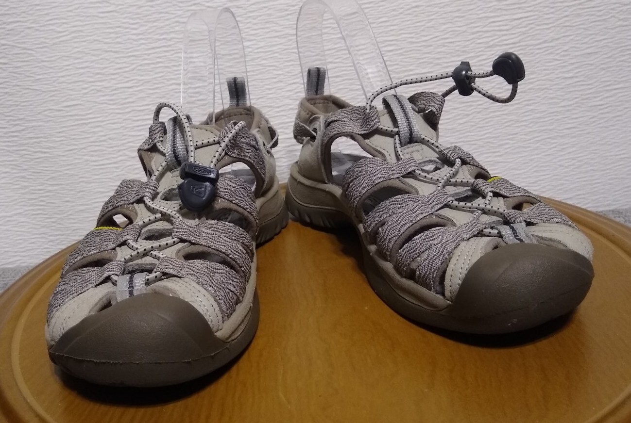 KEEN Whisper ~ Sandali da acqua da trekking grigio agata blu opale marrone chiaro taglia 7