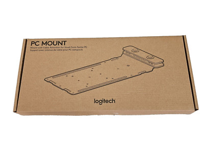Logitech PC Mount Bracket 952-000097 W Cable Retention for Small Form PC NEW