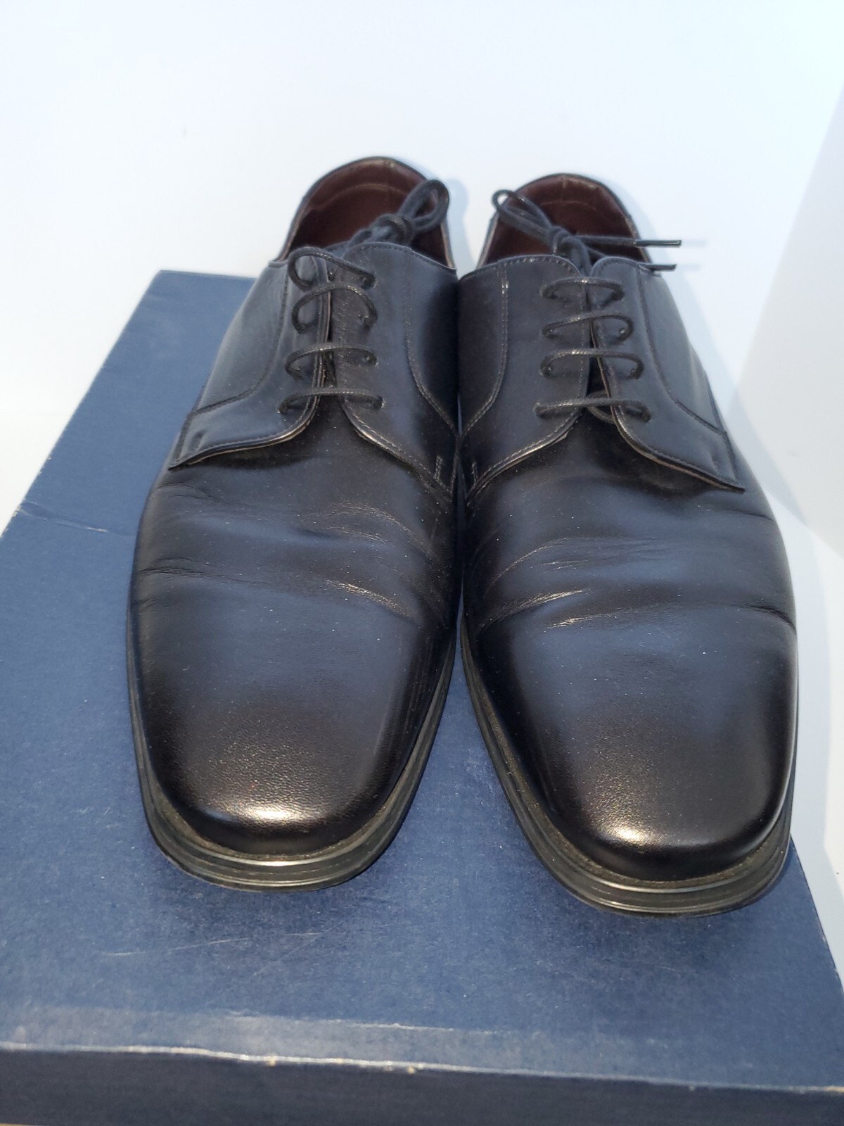 SAOLA Magnanni Seve 16978 M.i.Spain scarpe oxford stringate da uomo in pelle nere taglia 9M