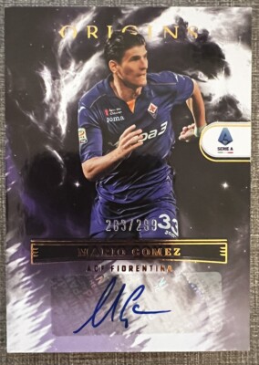Panini Chronicles Mario Gomez /299 Autograph Legend AC Florenz FC Bayern DFB