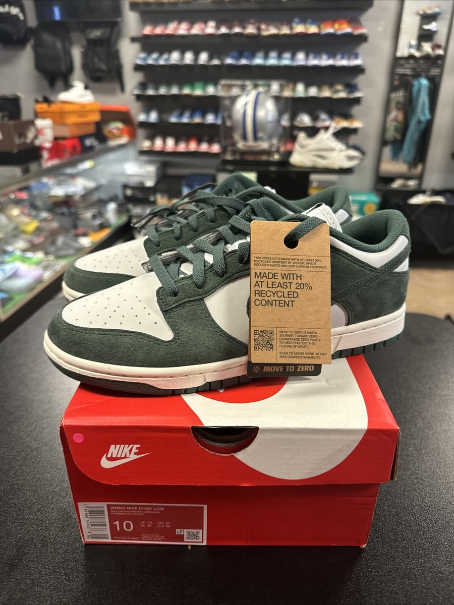 NEW Nike Dunk Low Next Nature 'Green Suede' | Women Sizes 10 NEW Nike Dunk Low Next Nature 'Green Suede' | Women Sizes 10