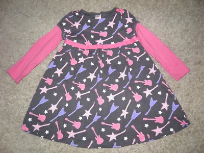 GYMBOREE ''Super Star'' Guitars Dress Size 4