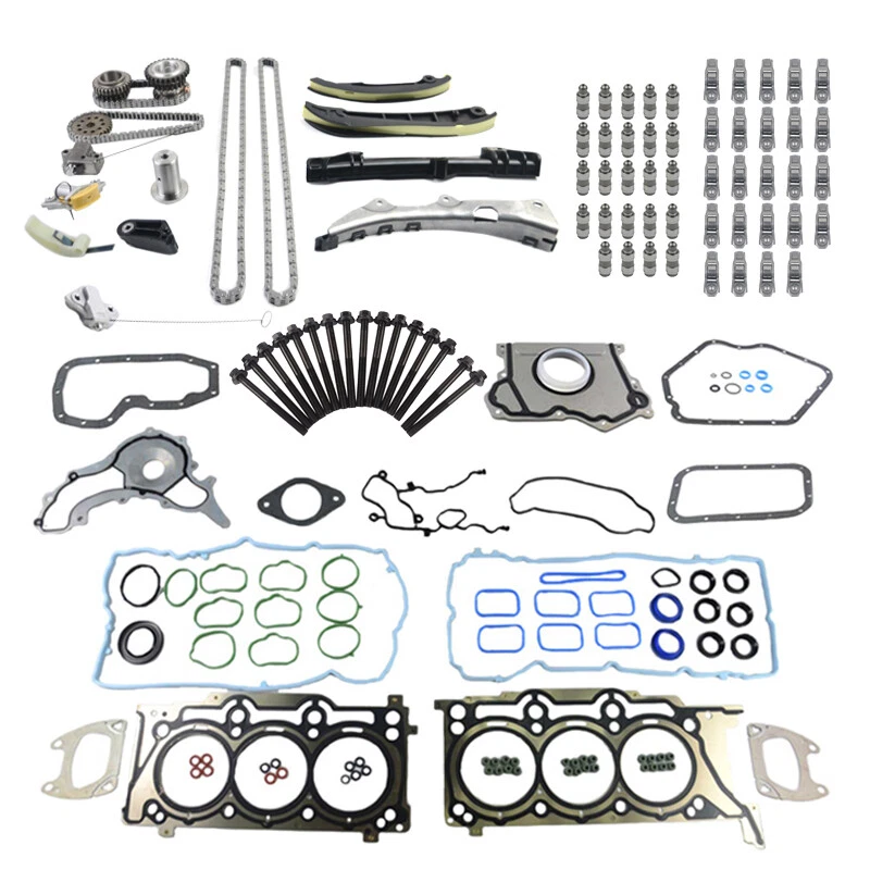 Kit de juntas de distribución de reconstrucción de motor para Chrysler Dodge Jeep Ram 3.6 11-15 Foto 2 de 4