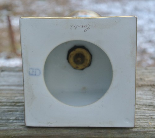 Antique Royal Vienna Porcelain Cobalt Blue Decorative 6-7/8" Mini Urn - Picture 8 of 10
