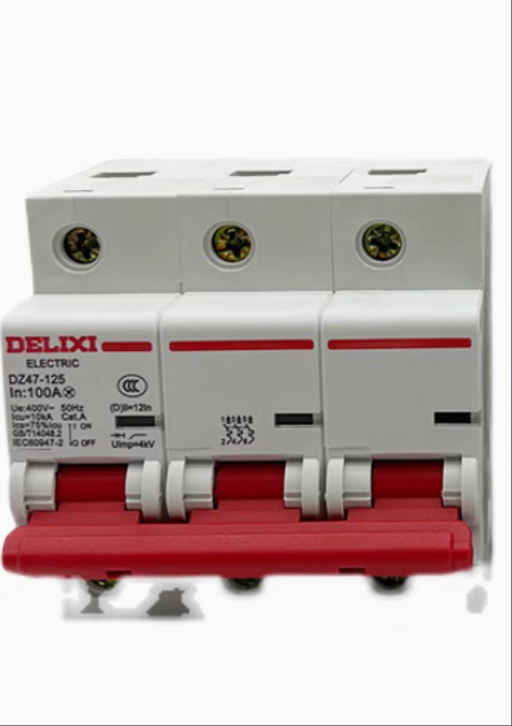Disjoncteur DELIXI DZ47LE-125 100A 4P – Neuf – Pour Tableaux électriques