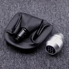 5 Speed Aluminum Alloy Gear Shift Knob With Gaitor Boot For Peugeot 307 5 Speed Aluminum Alloy Gear Shift Knob With Gaitor Boot For Peugeot 307