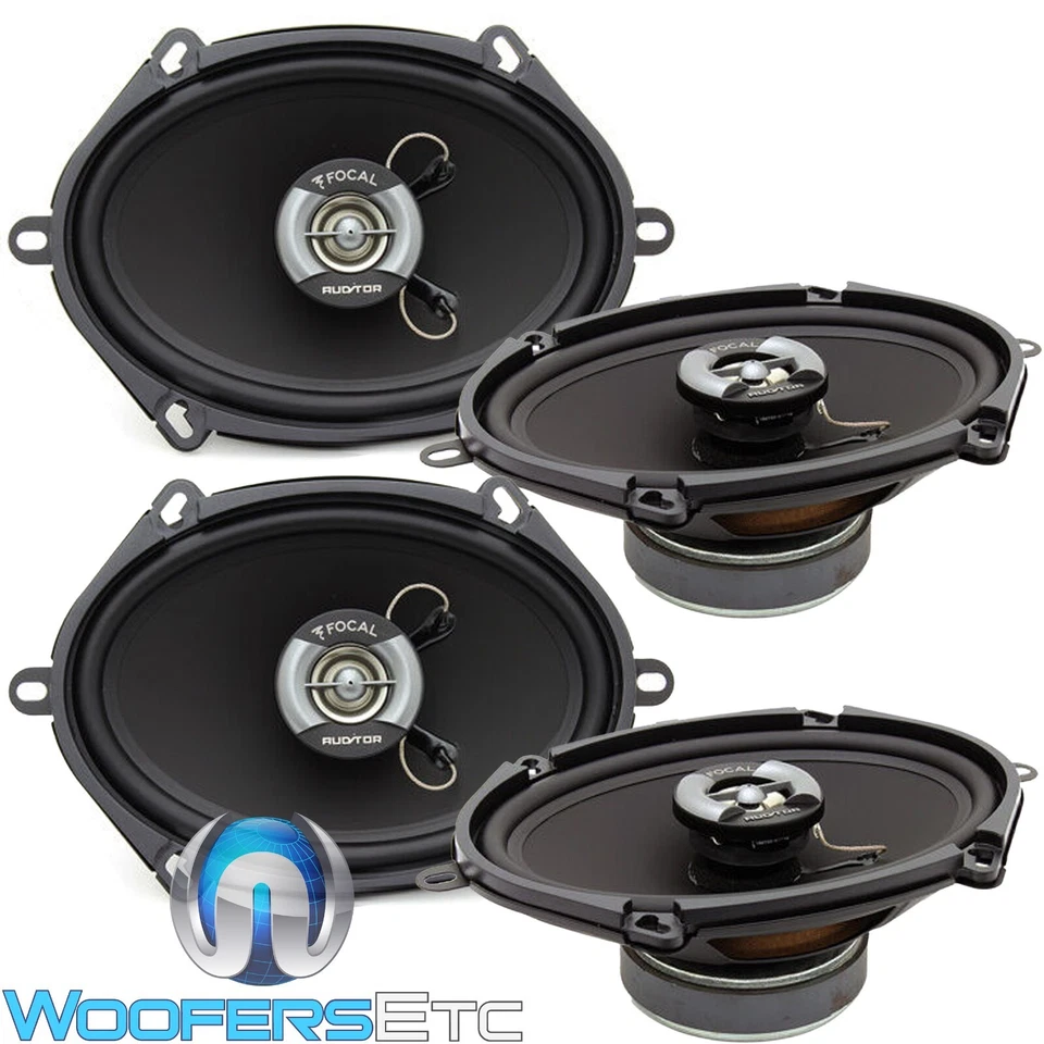 2 juegos ALTAVOCES COAXIALES 2 VÍAS MAX AUDITOR FOCAL R-570C COCHE 5"x7" 6"x8" 480W NUEVOS Foto 2 de 4